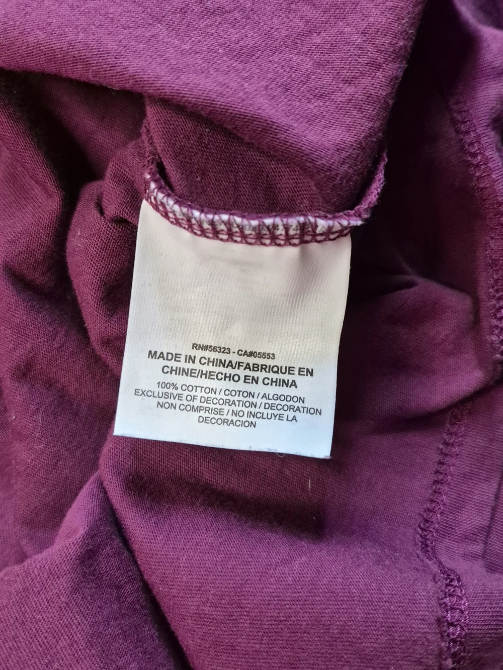 Nike Men's Long Sleeve Burgundy RF Logo Tee